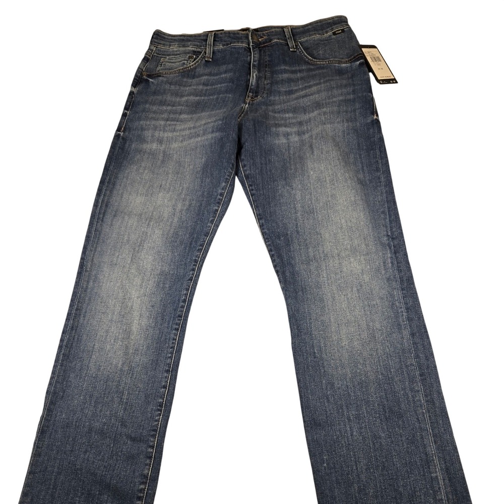 Mavi Matt Relaxed Straight Leg Jeans Mid Foggy Williamsburg 34x36 M0033726518